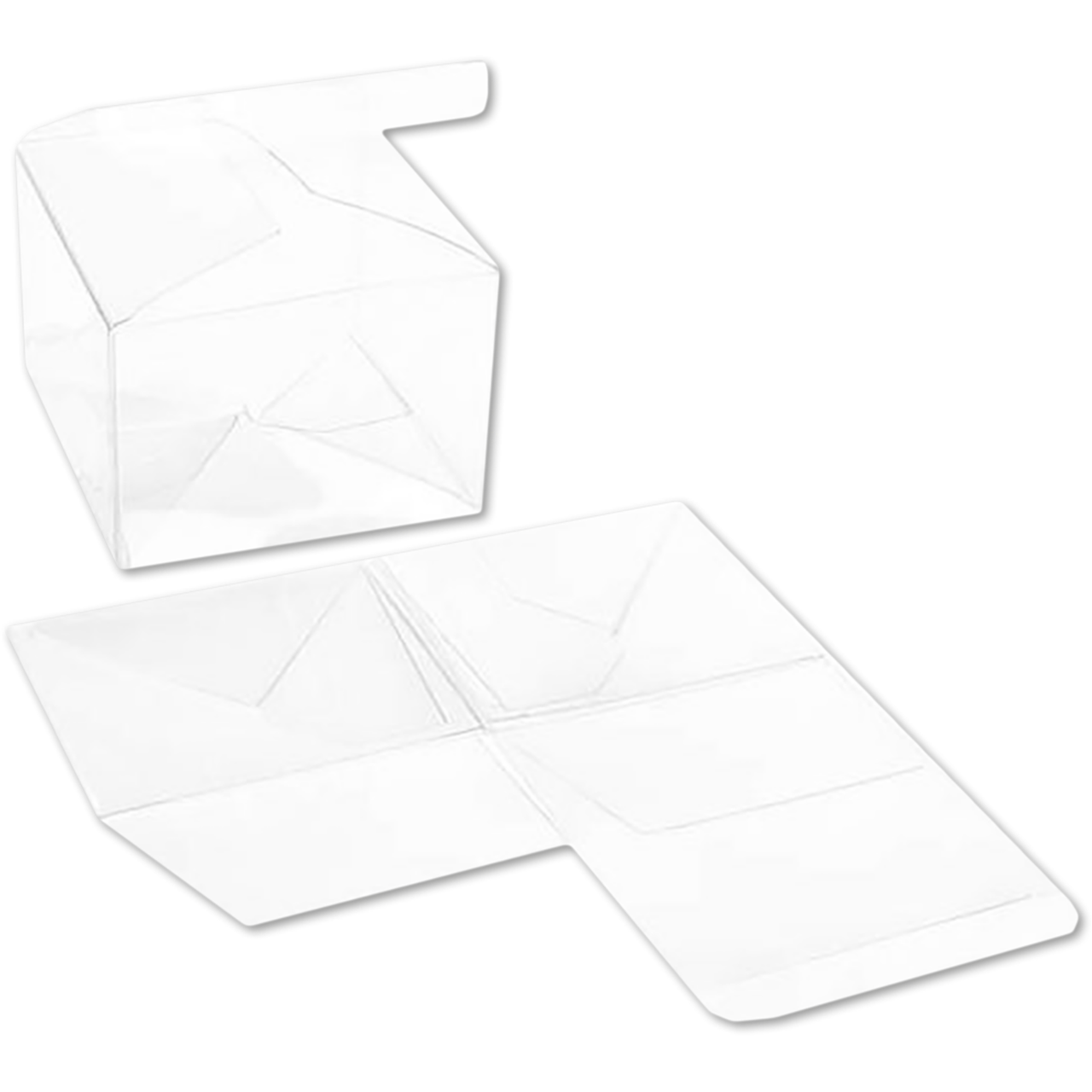 JAM Paper Clear Pop & Lock Top Boxes, 25ct.